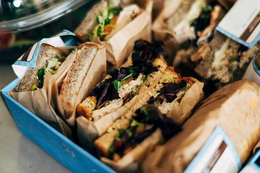 Catering nachhaltige Videoproduktion
