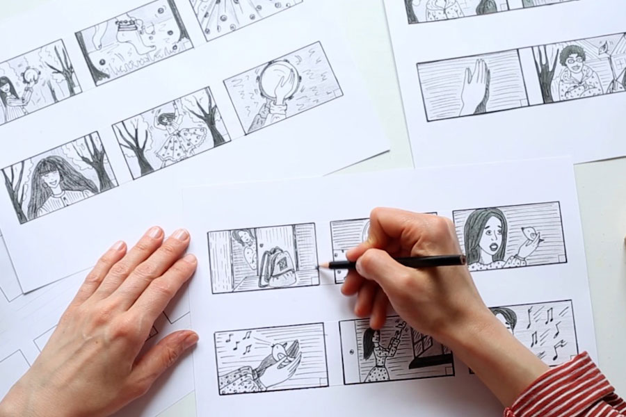 Storyboard zeichnen